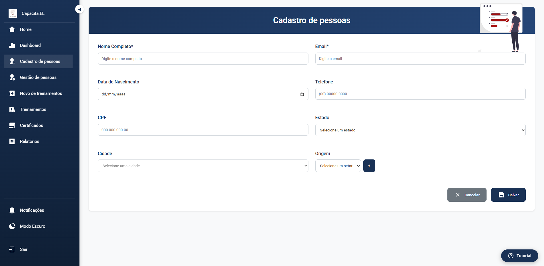 CapacitaEL - Sistema de Gestão de Treinamentos - Screenshot 15