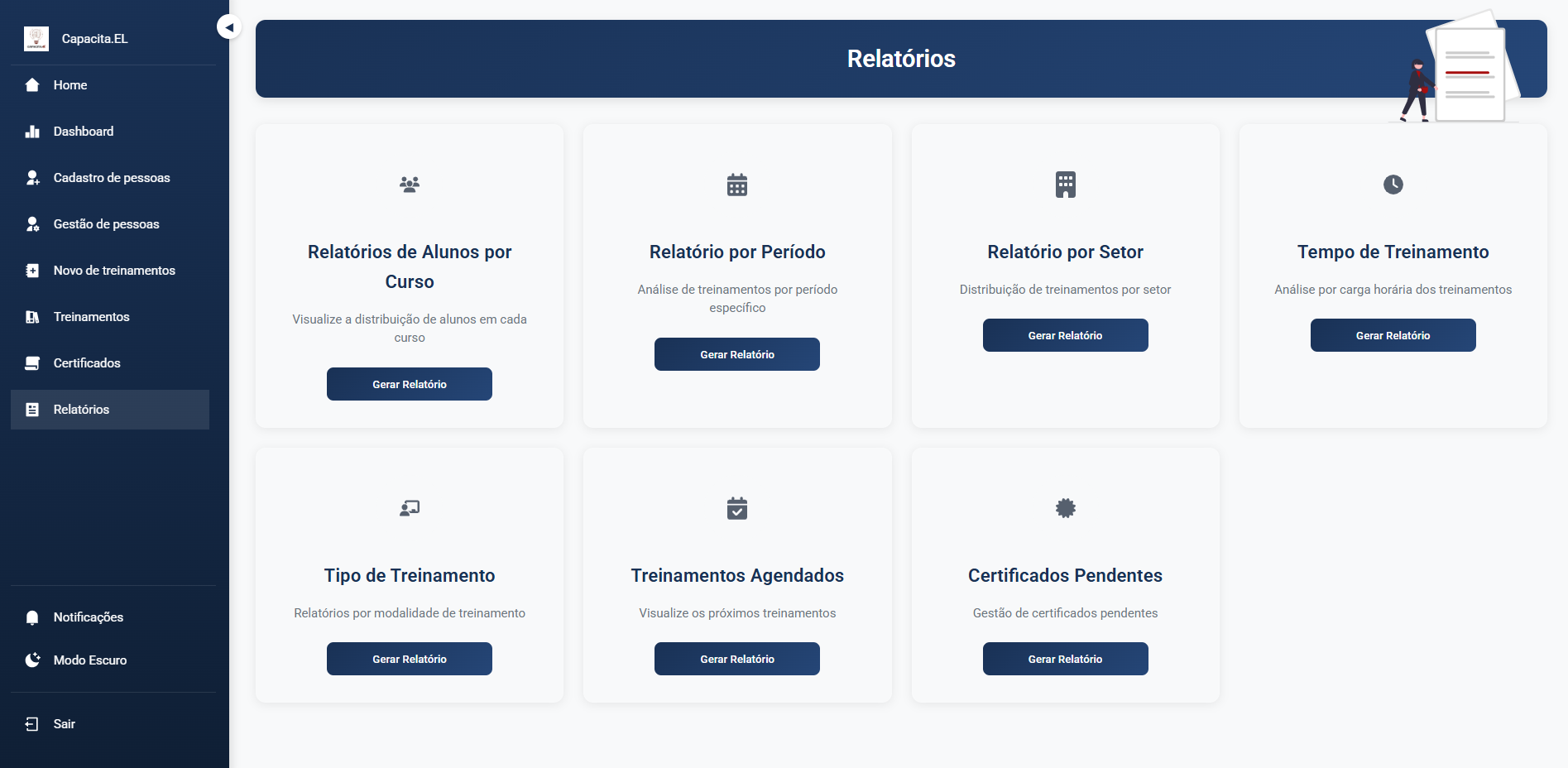 CapacitaEL - Sistema de Gestão de Treinamentos - Screenshot 24